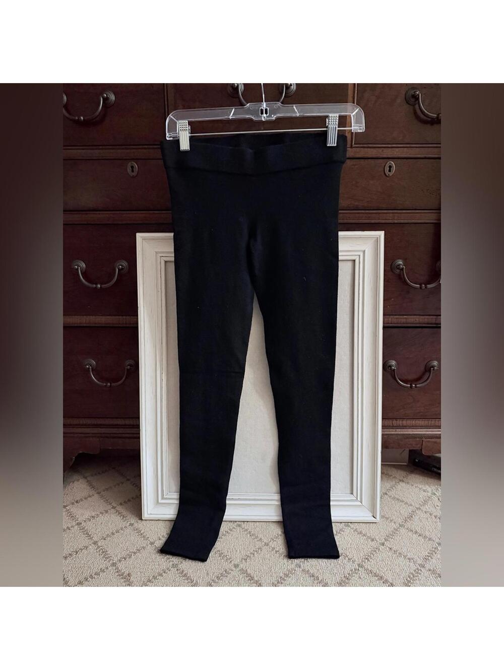 Tory Burch Black Sweater Knit Pants / leggings XS
